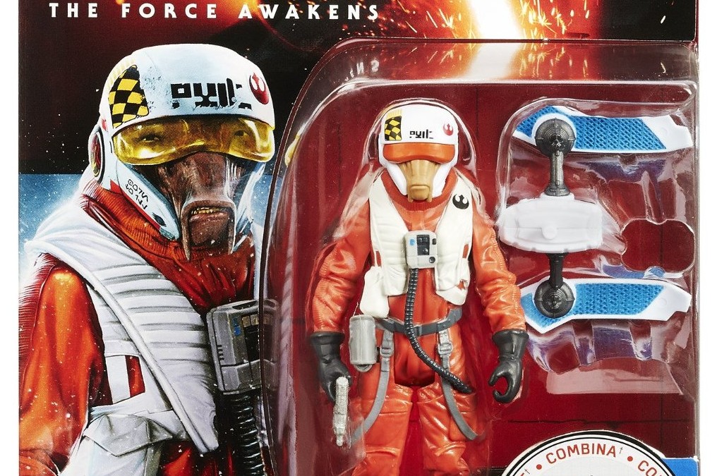 New 3.75" Snow Mission Armor-up X-Wing Fighter Pilot Asty figure in stock on Walmart