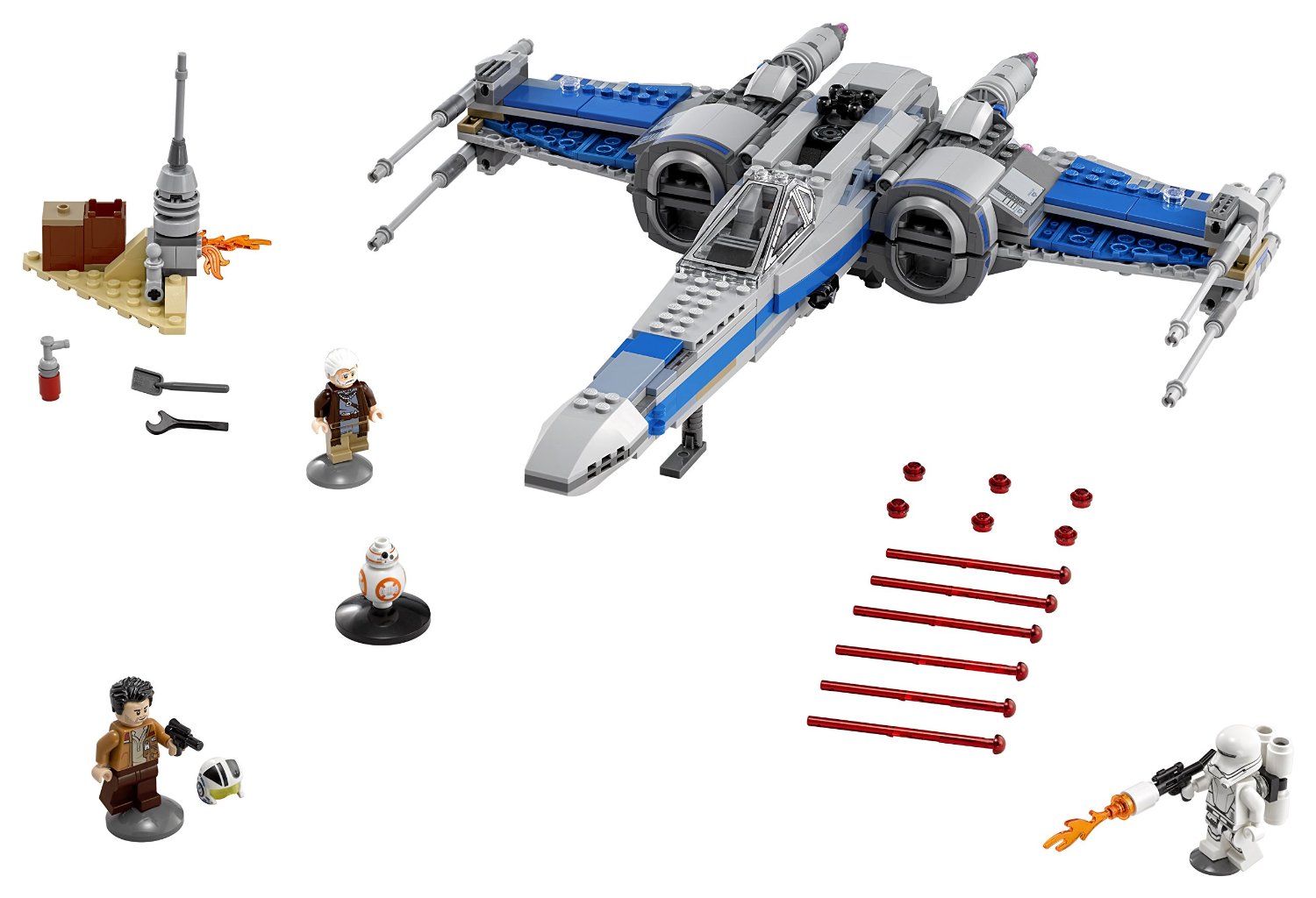 Resistance X-Wing Fighter Lego Set 3