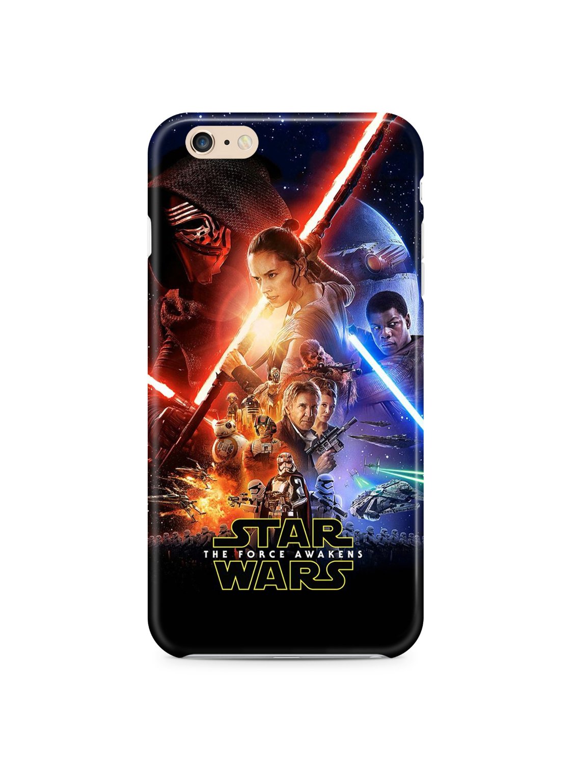 New Force Awakens Characters iPhone 6 Hard Case available on Amazon