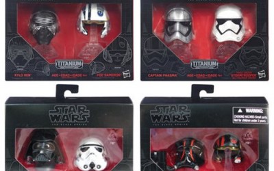New Force Awakens Wave 2 Black Series Helmet Case set available on Entertainmentearth.com