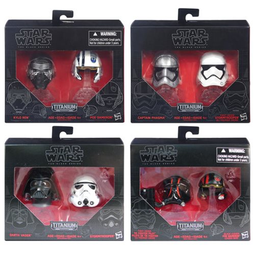 New Force Awakens Wave 2 Black Series Helmet Case set available on Entertainmentearth.com