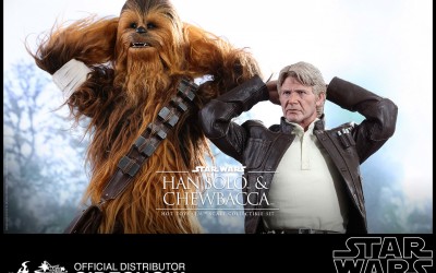 New "Old Han Solo and Chewbacca" 1/6th scale action figure set from Hot Toys now available for pre-order