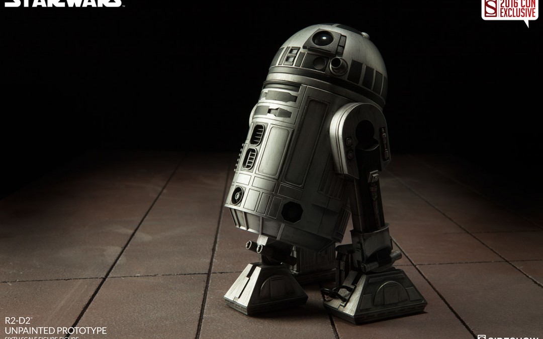 New Conventional Exclusive 1/6th scale unpainted R2-D2 action figure available for pre-order