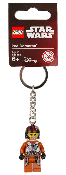 Lego Poe Pameron mini figure key chain 1