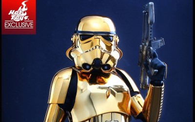 New 1/6th scale Gold Chrome Plated Action Figure of an Imperial Stormtrooper has been revealed