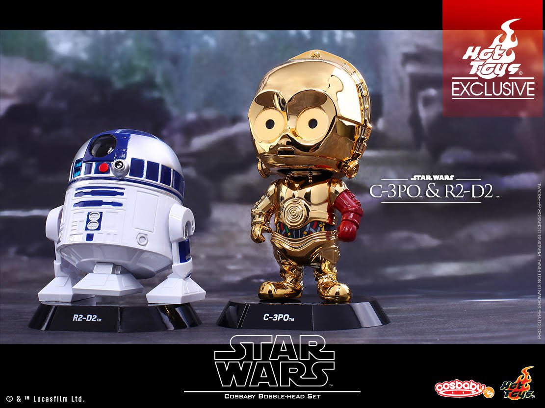 FA R2-D2 and C-3PO bobble head set 1