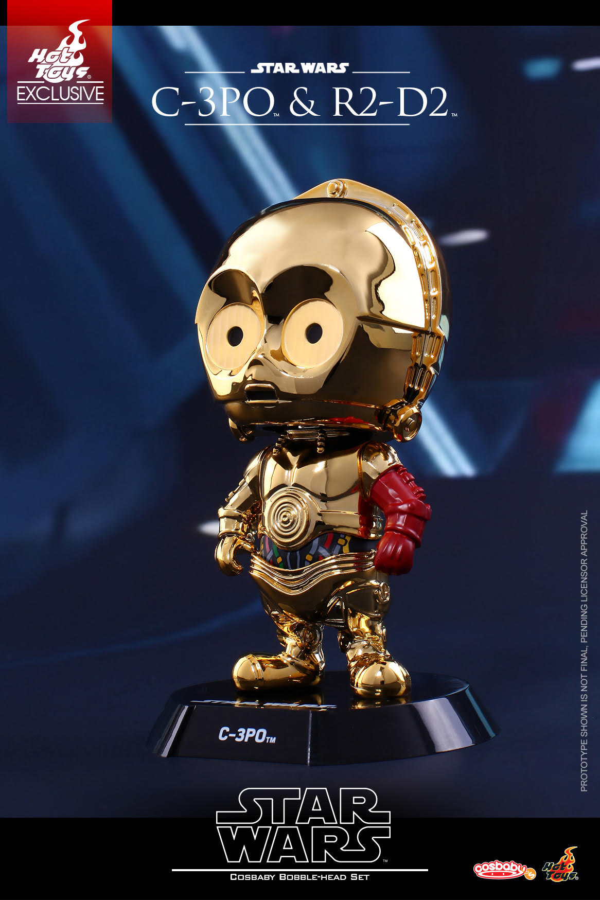 FA R2-D2 and C-3PO bobble head set 3