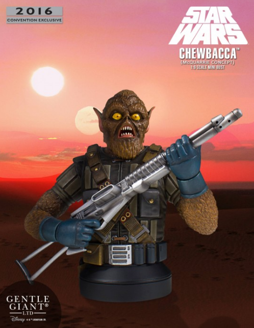 Chewbacca Concept Art Mini Bust 1