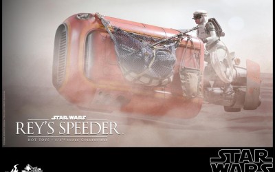 New 1/6th scale Vehicle Model Toy of Rey's Speeder from Hot Toys is revealed!