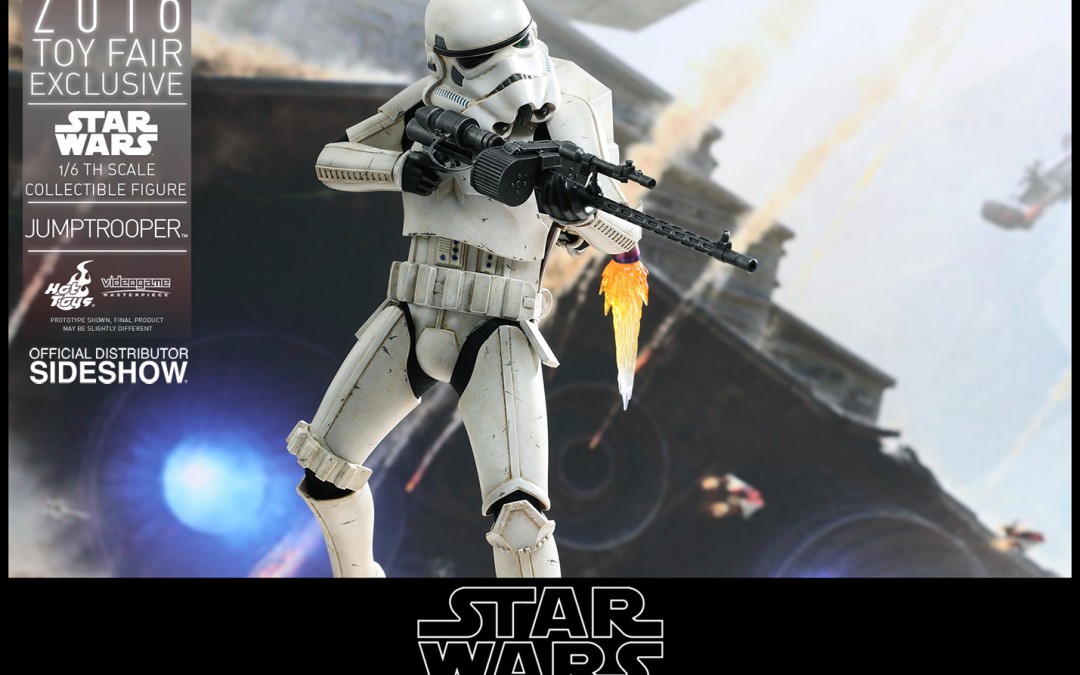 New 1/6th scale action figure of Imperial Jumptrooper from Hot Toys available for pre-order