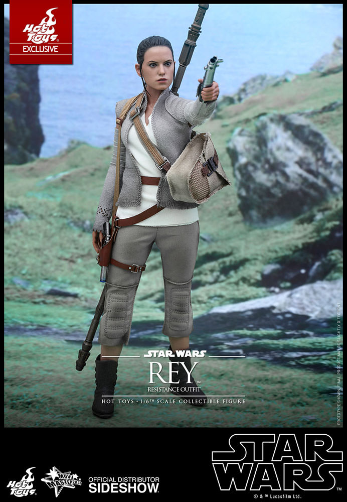 New Exclusive 1 6th Scale Figure Of Rey (in Her Resistance Outfit) From 