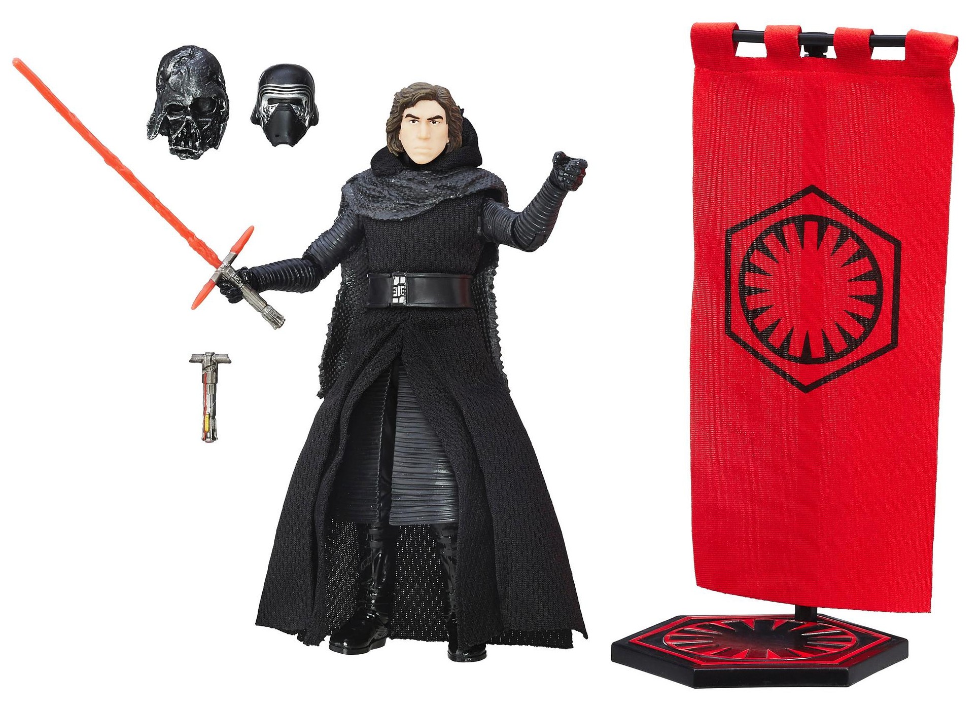 6" BS FA Unmasked Kylo Ren figure 2