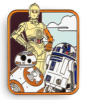 New Force Awakens Limited Edition Droid Pin available on DisneyStore.com