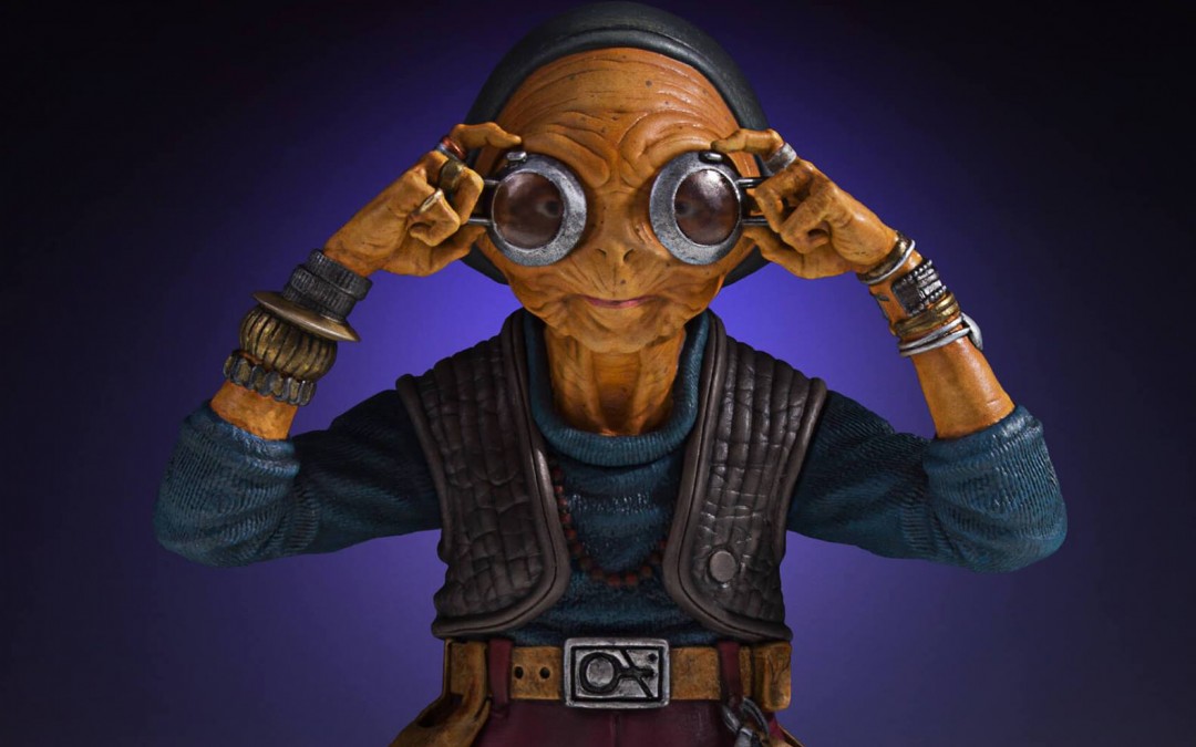 New Exclusive Force Awakens Mini Bust of Maz Kanata now available for pre-order!