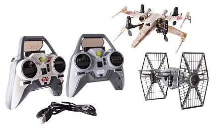 X-Wing vs. TIE Fighter Air Hogs Remote Control Drone Battle Set 1