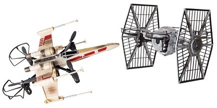 X-Wing vs. TIE Fighter Air Hogs Remote Control Drone Battle Set 3