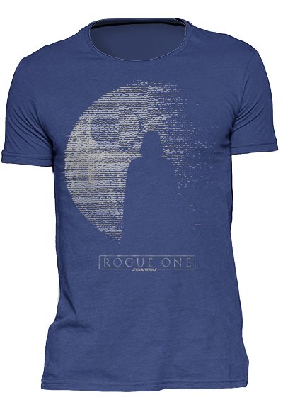 Blue Screen Of Death Star T-Shirt