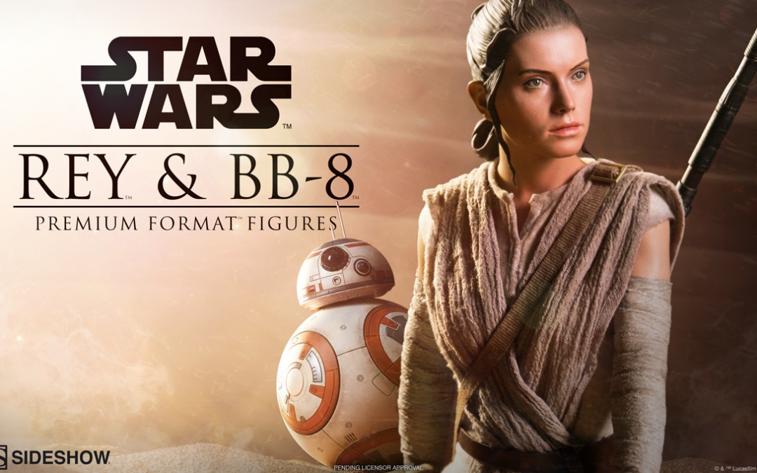 New Force Awakens Premium Format Figures of Rey and BB-8 coming soon!