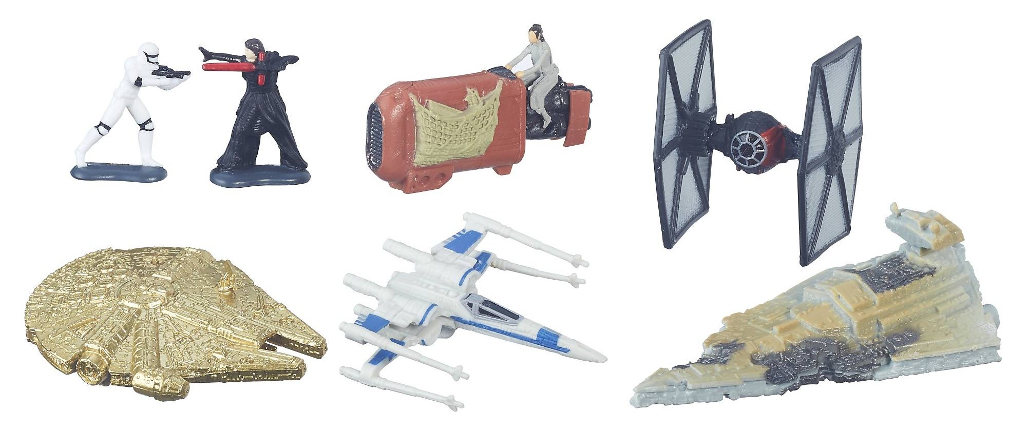 Force Awakens Battle for Jakku Micro Machines Gold Series Deluxe Vehicle Pack 2