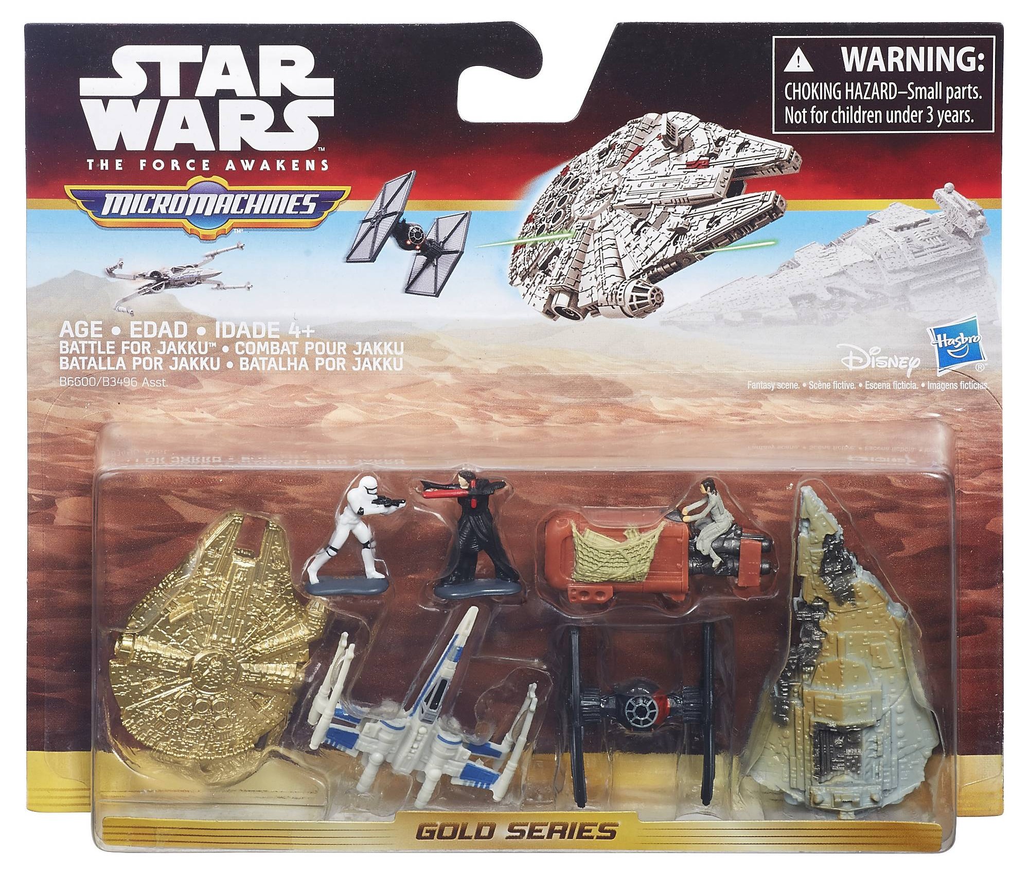 Force Awakens Battle for Jakku Micro Machines Gold Series Deluxe Vehicle Pack 1