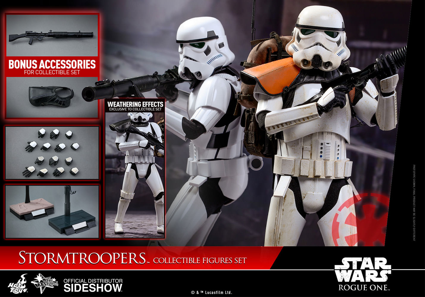 Rogue One 1:6th scale Imperial Stormtrooper action figure set 10