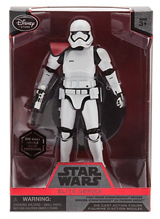 New Force Awakens First Order Stormtrooper Officer Elite Series Figure available on DisneyStore.com