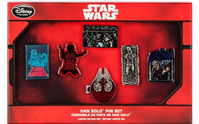 New Han Solo Limited Edition Pin Set available on DisneyStore.com