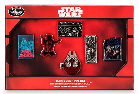 Han Solo limited edition pin set 1