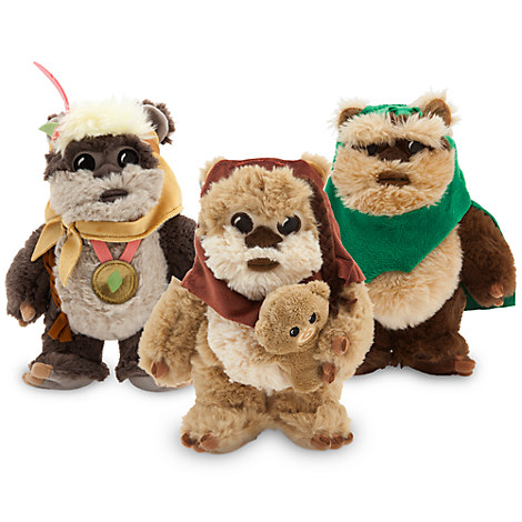 ROTJ Ewok LEC Plush Set 3