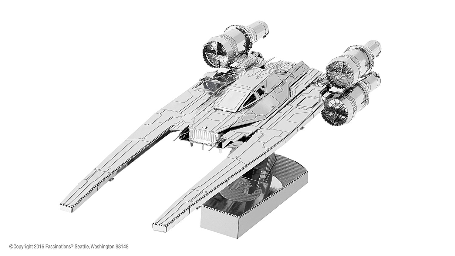 Rogue One Rebel U-Wing Fighter 3D Earth Metal Model Kit