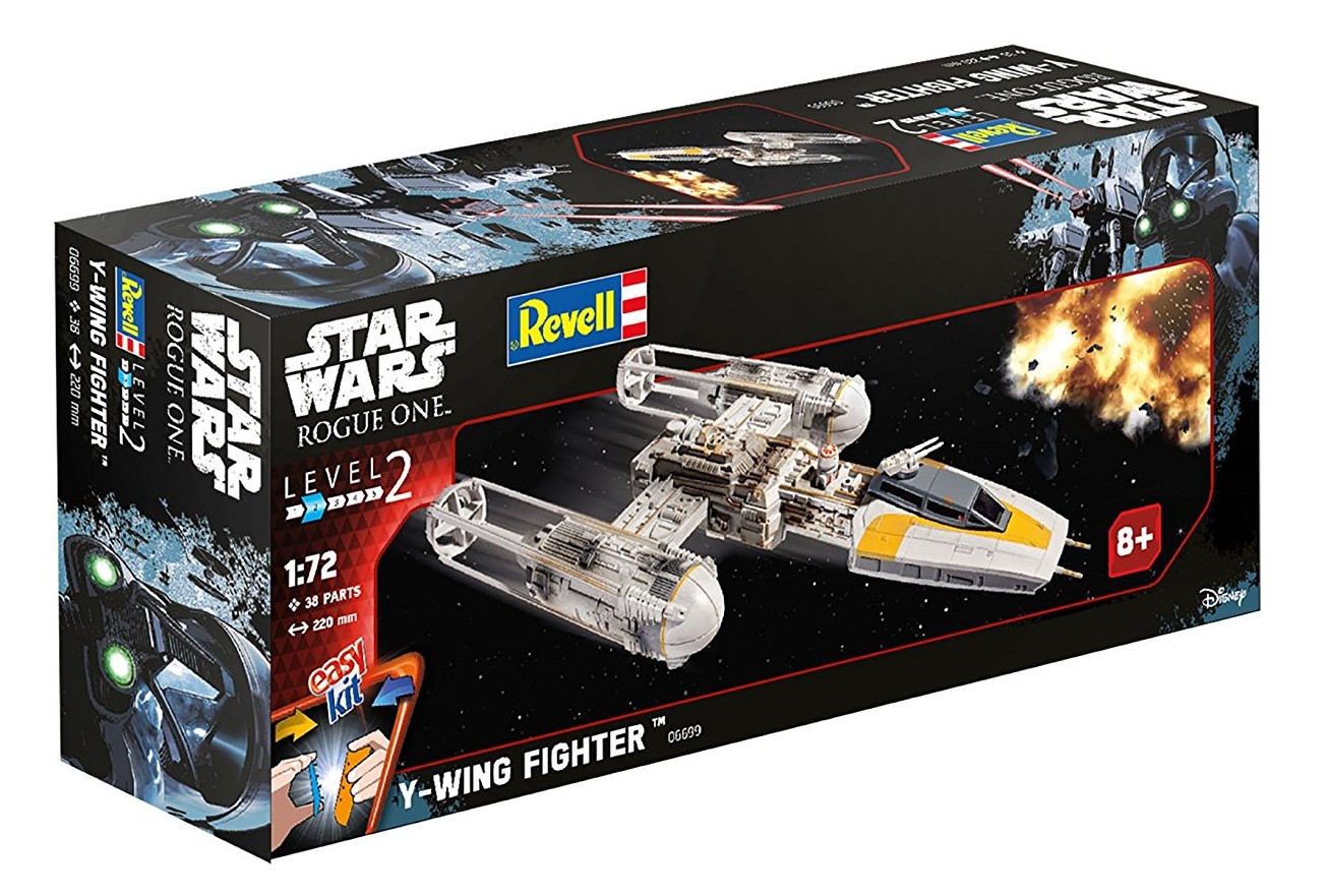 Rogue One (A New Hope) Level 2 Y-Wing Fighter Plastic Model Kit 1