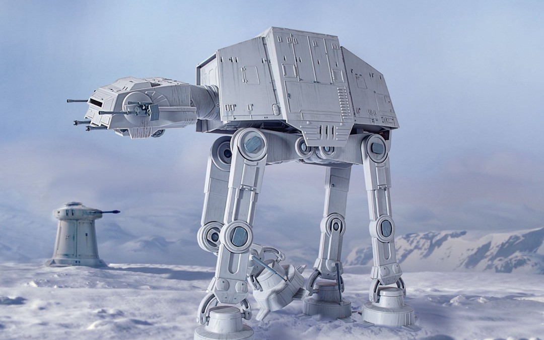 New Rogue One (The Empire Strikes Back) AT-AT Imperial Walker Level 2 plastic model kit available on Amazon.com