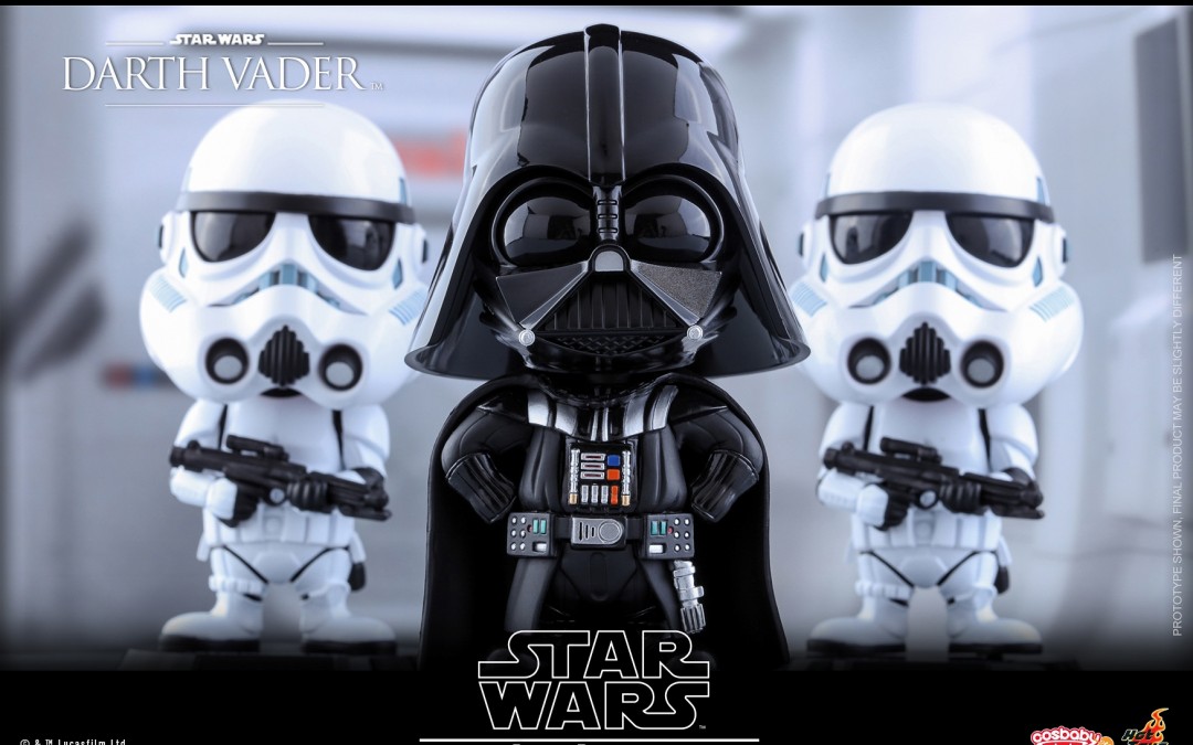 Two new Darth Vader Cosbaby Bobble Head Toys from Hot Toys revealed