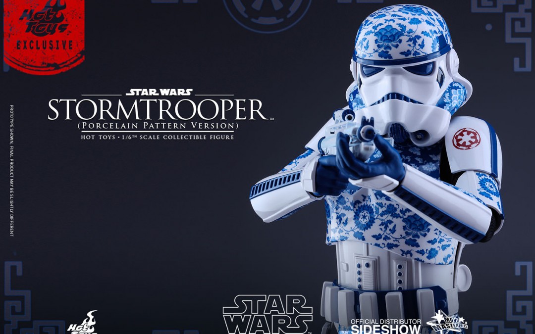 New Exclusive 1/6th scale Porcelain Pattern Version Stormtrooper Figure from Hot Toys is available for pre-order