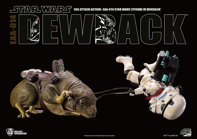 Star Wars Egg Attack Sandtrooper and Dewback action figure set 5
