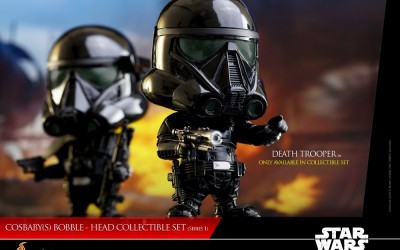 New Rogue One (Black Chrome Version) Deathtrooper Specialist Cosbaby Bobble Head Toy from Hot Toys revealed