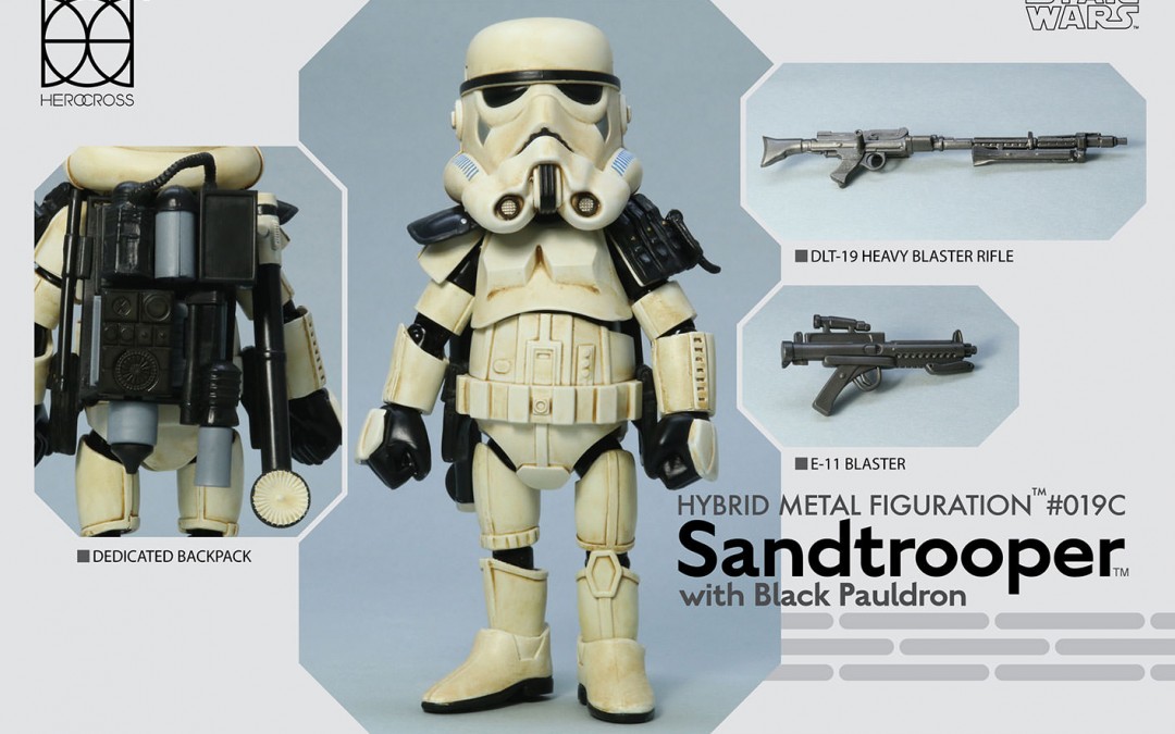 New Rogue One Sandtrooper (with Black Pauldron) figure from Herocross available for pre-order