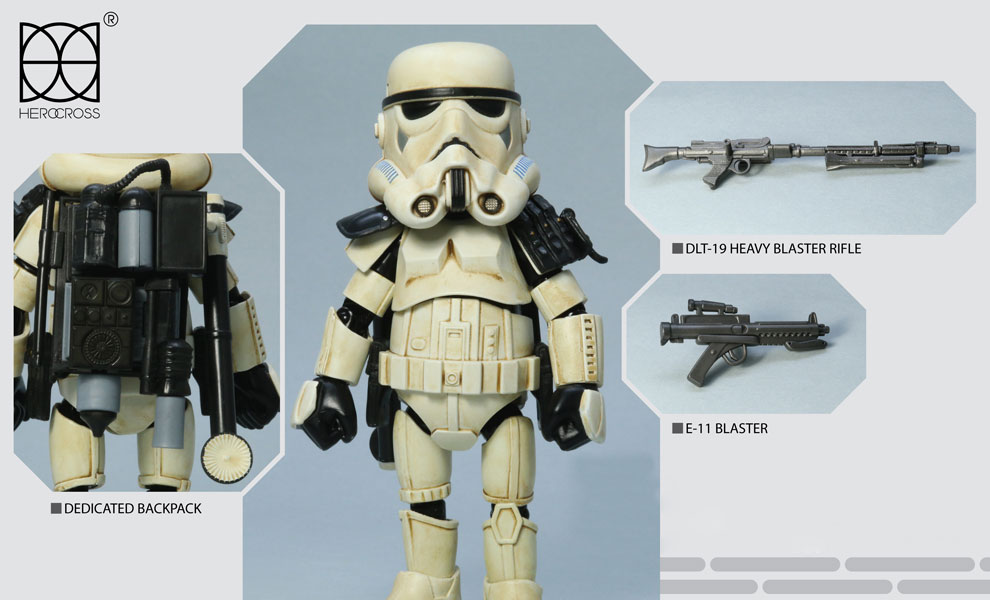 Rogue One Imperial Sandtrooper (with a black cauldron) figure 1