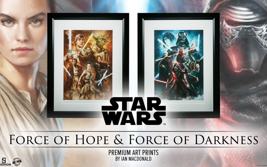 New Star Wars Force of Darkness and Hope Premium Art Prints coming soon