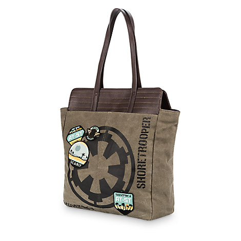 New Rogue One Canvas Tote Bag by Loungefly available on DisneyStore.com