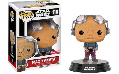 New exclusive Funko Pop! Maz Kanata (with no glasses) is available on Walmart.com