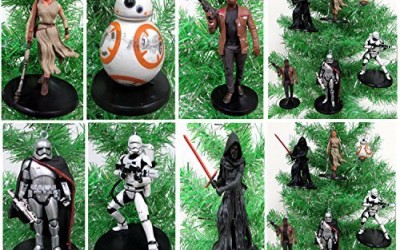New Force Awakens themed 6 Piece Ornament set available on Amazon.com
