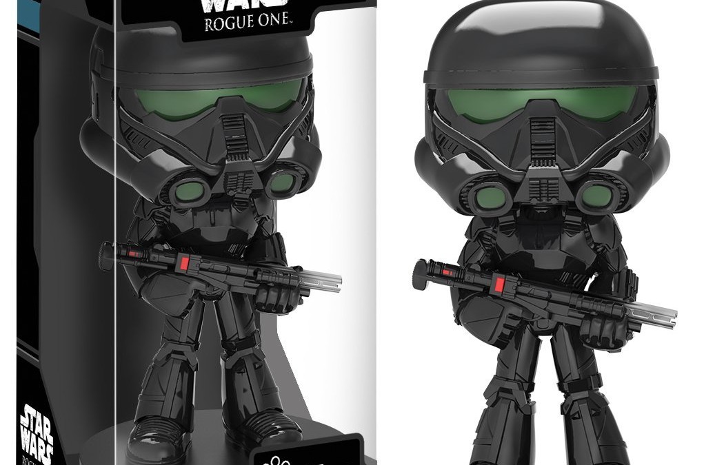 New Rogue One Funko Pop! Wobbler Deathtrooper Deluxe Bobble Head toy in stock on Walmart.com