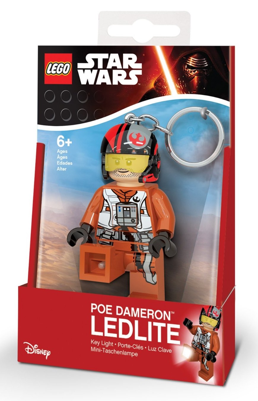 FA Lego Mini Figure Poe Dameron LED Light Key Chain 1