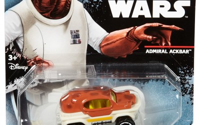 New Rogue One Hot Wheels Admiral Ackbar character car available on Walmart.com!