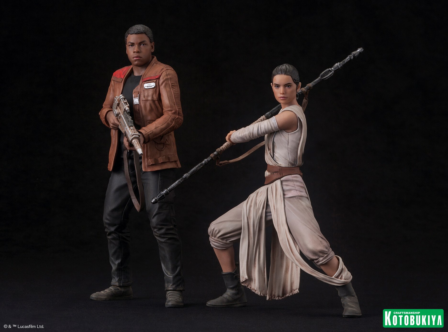 FA Rey and Finn ArtFX Figure Set 2