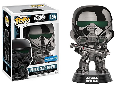 New Exclusive Rogue One Funko Pop! Chrome Imperial Deathtrooper Bobble Head toy available on Walmart.com
