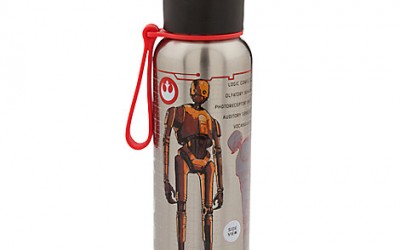 New Rogue One Themed K-2SO Stainless Steel Water Bottle available on DisneyStore.com