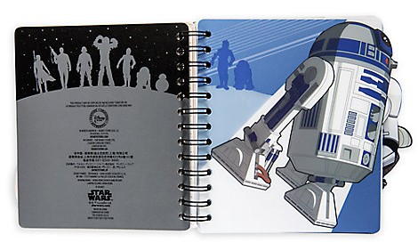 New Force Awakens flip Notebook available on DisneyStore.com