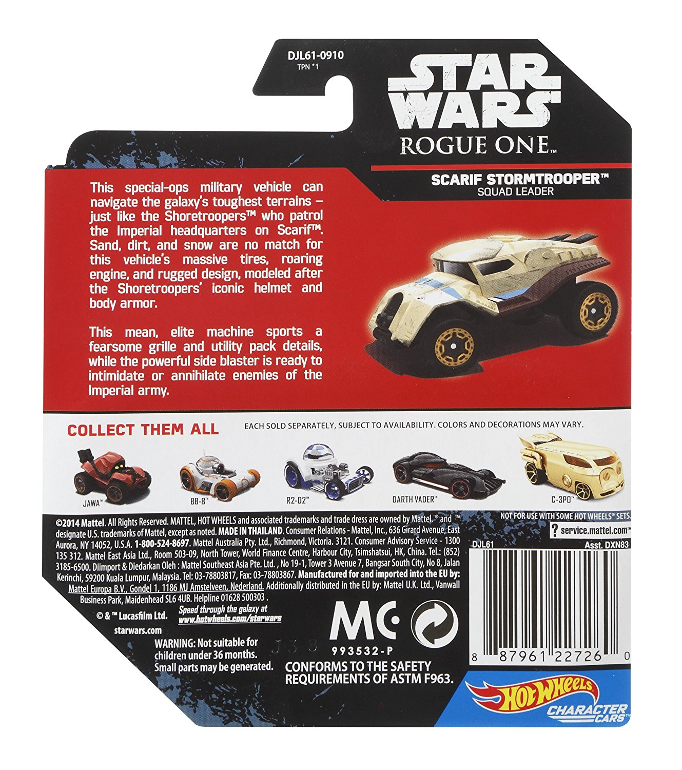 RO Imperial Shoretrooper Squad Leader Car Toy 2